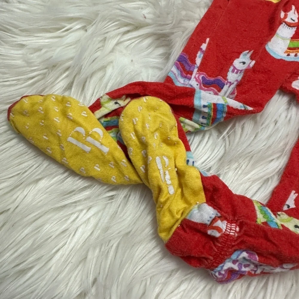 Posh Peanut llama footies size 6-9 months // 2695 - Picture 3 of 6